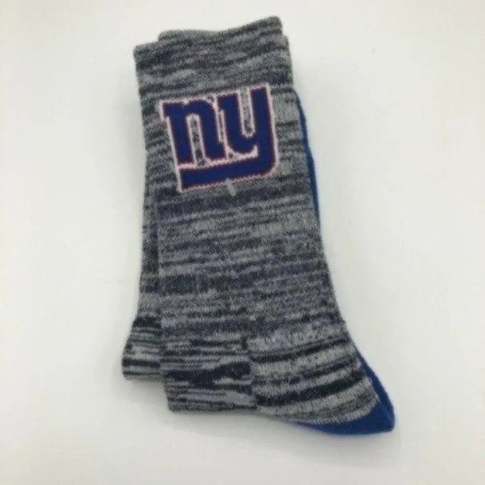 New York Giants  Football Sporty Athletic Crew Style Socks